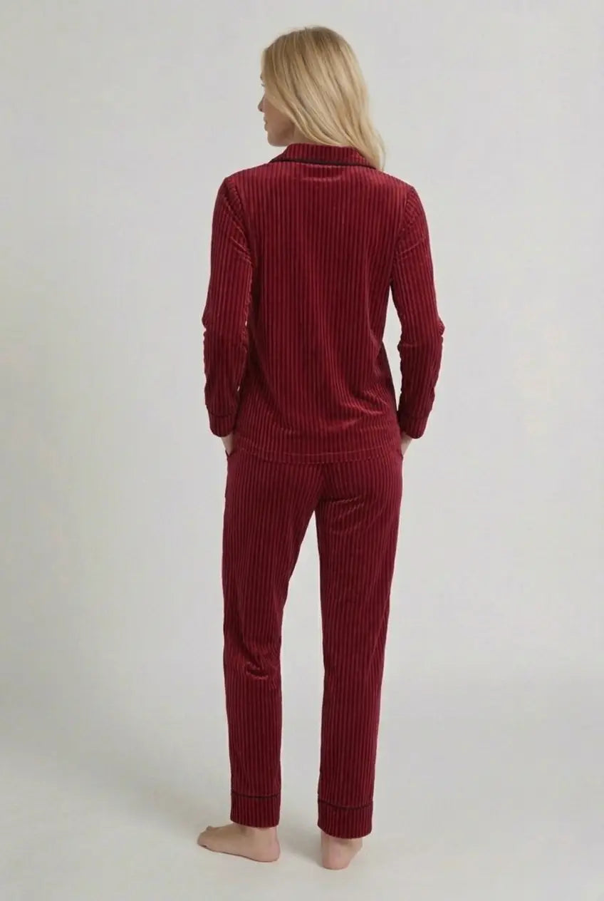 Ensemble Pyjama Femme Fashion Manches Longues & Pantalon Hiver - All Nighter