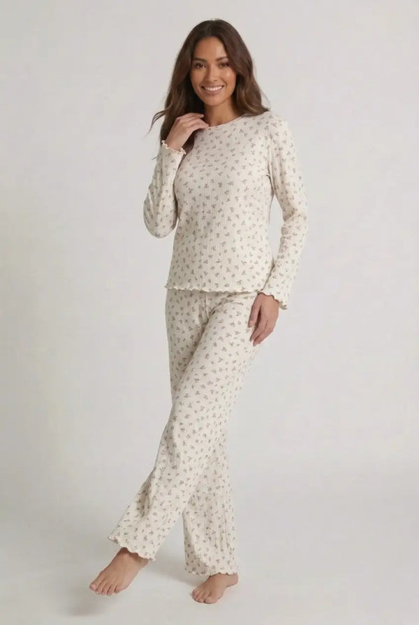 Ensemble Pyjama Femme Imprimé Manches Longues Toute Saison - Dream Weaver